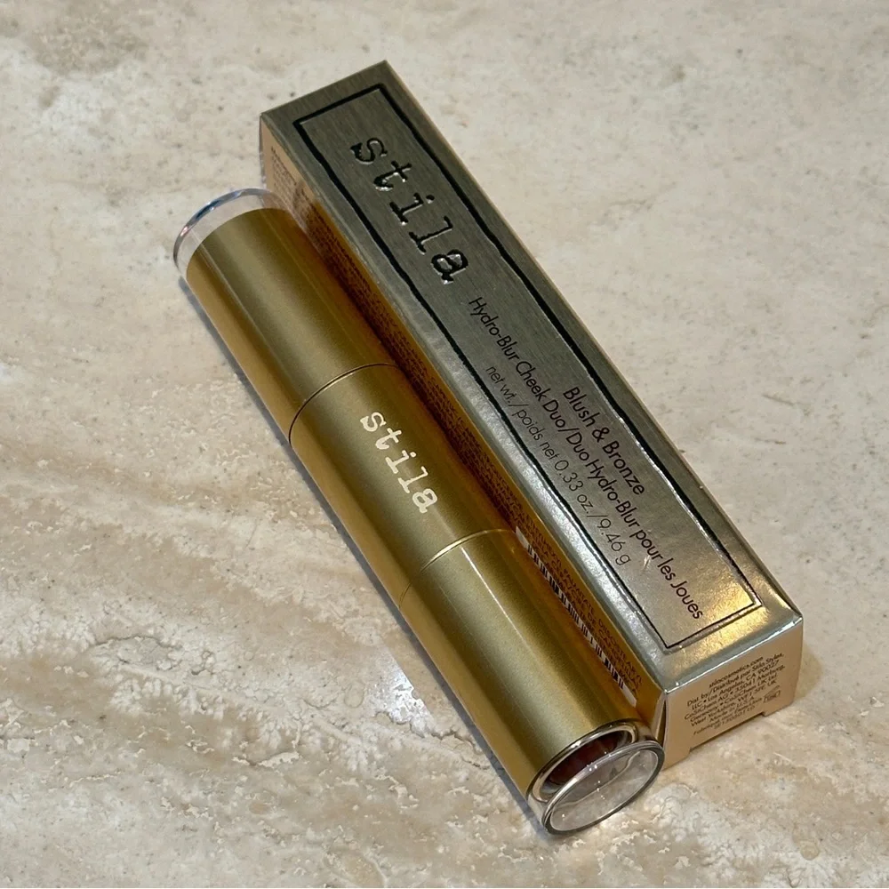 Stila Blush & Bronze Hydro-Blur Cheek Duo- Cranberry & Mahogany